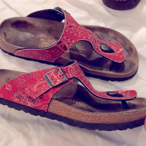 Women’s Birkenstocks sz 8 EU Sz 39 handkerchief style - Picture 2 of 4